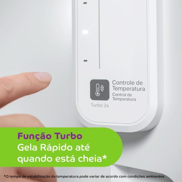 GELADEIRA 386L CONSUL 2P F. FREE CLASSE A CRM44AKANA INOX 110 VOLTS