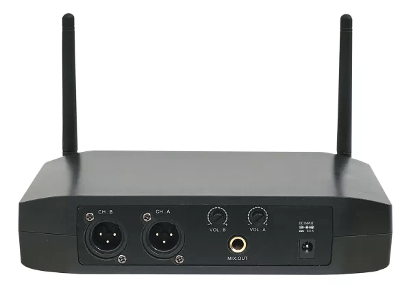 MICROFONE SEM FIO DE MAO DUPLO LS-962 DIGITAL PRETO LESON