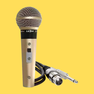 MICROFONE C/FIO SM-58 P4 DINAMICO CHAMPANHE LESON