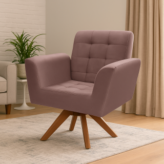 POLTRONA LARISSA PLUS/PE MAD.A           A161