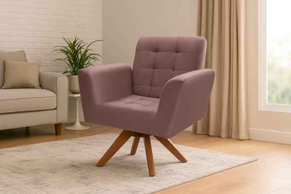 POLTRONA LARISSA PLUS/PE MAD.A           A161
