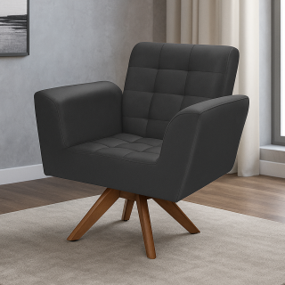 POLTRONA LARISSA PLUS/PE MAD.A           A204 CP