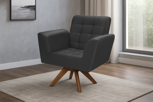 POLTRONA LARISSA PLUS/PE MAD.A           A204 CP