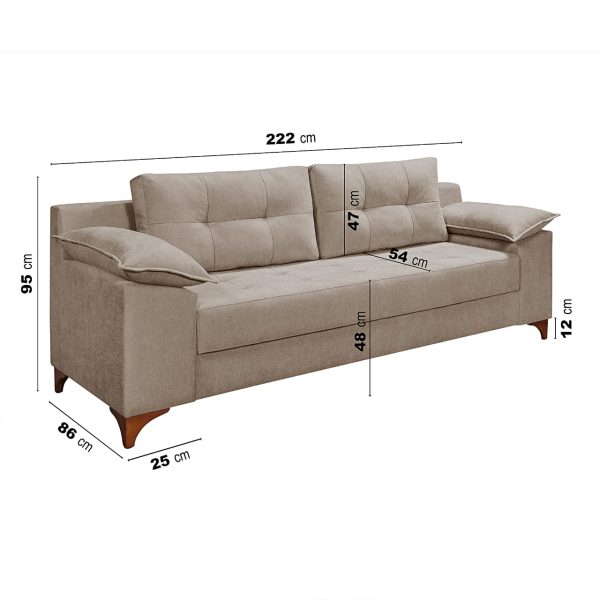 SOFA IBIZA PLUS 3 LUG A                  A204 CP