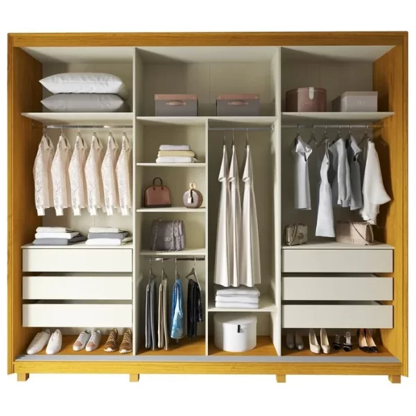 GUARDA ROUPA PLATINUM 3P/3REFLECT RP C/PES C/LED NTL/