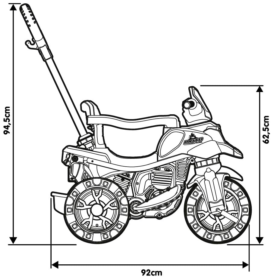 MOTO – TRAIL MARAL – VERMELHA