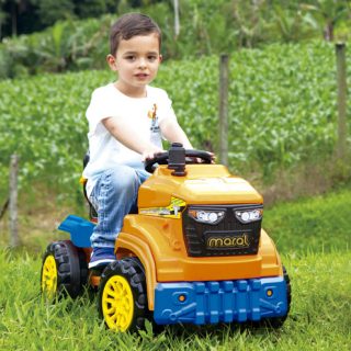 TRACTOR AGRO PEDAL MARAL – LARANJA