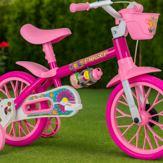 BIC 12 FEM FLOWER ROSA/BCO LILLY