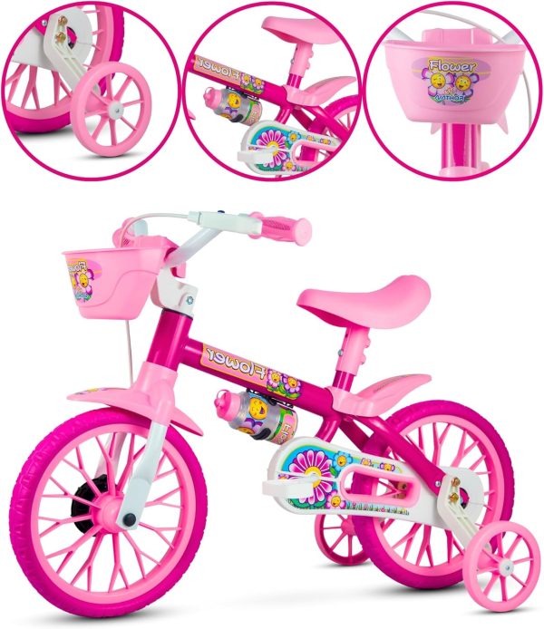 BIC 12 FEM FLOWER ROSA/BCO LILLY