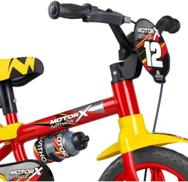 BIC 12 MASC MOTOR X VERM/AMAR (SEL P.U)