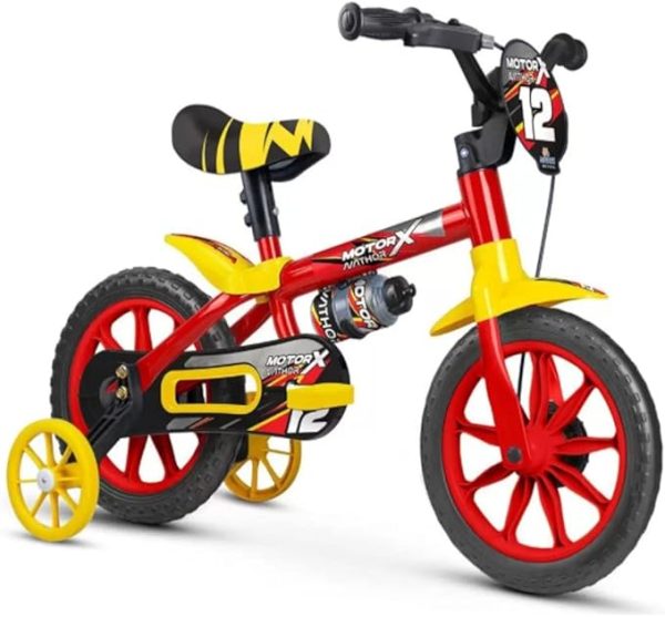 BIC 12 MASC MOTOR X VERM/AMAR (SEL P.U)