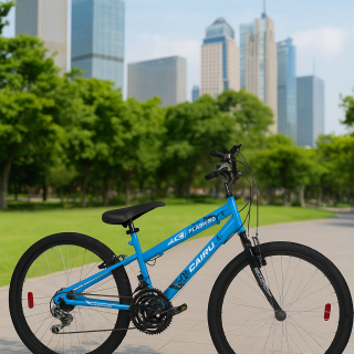 BICICLETA ARO 24 MTB REB 21M FLASH BOY AZUL