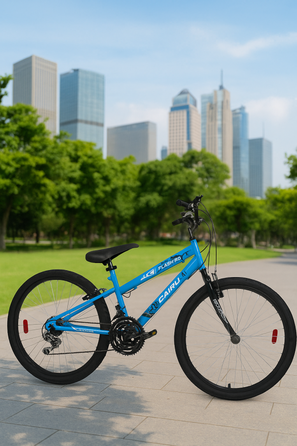 BICICLETA ARO 24 MTB REB 21M FLASH BOY AZUL