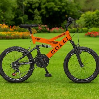 BIC. COLLI GPS DUPLA SUSP. FULL A.20 36R 21V LARANJA NEON D