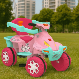 SMART QUAD PASSEIO PEDAL (ROSA)