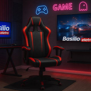 CADEIRA GAMER SE1004E VERMELHA