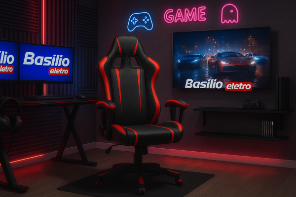 CADEIRA GAMER SE1004E VERMELHA