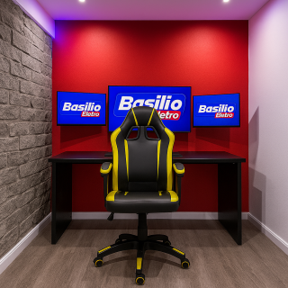 CADEIRA GAMER SE1004E AMARELA