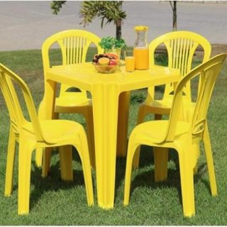 MESA TRAMONTINA QUADRADA TAMBAU AM