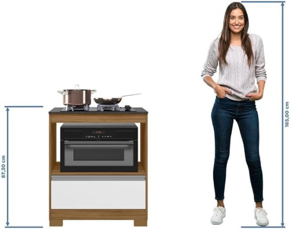 BALCAO COOKTOP NT 3110 REF271 FREIJO TREND/BCO NEW