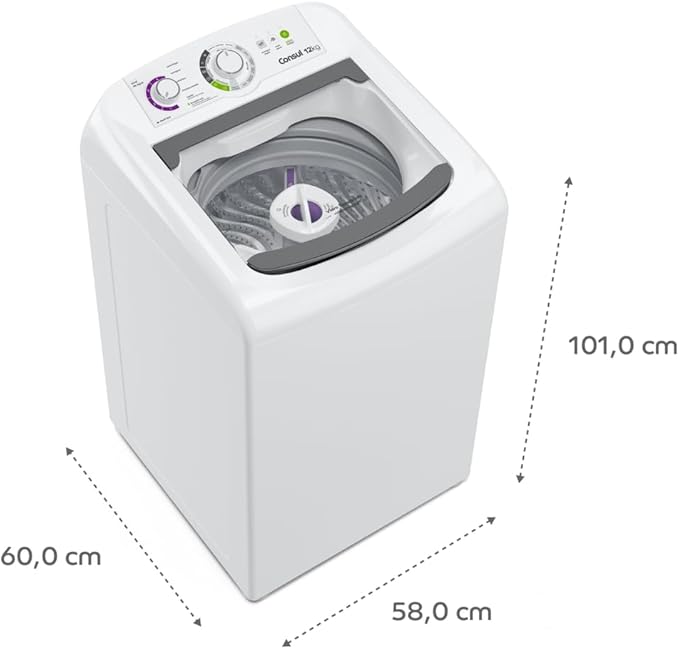 LAVADORA ROUPA ELETRONICA 12 KG 127V MAX