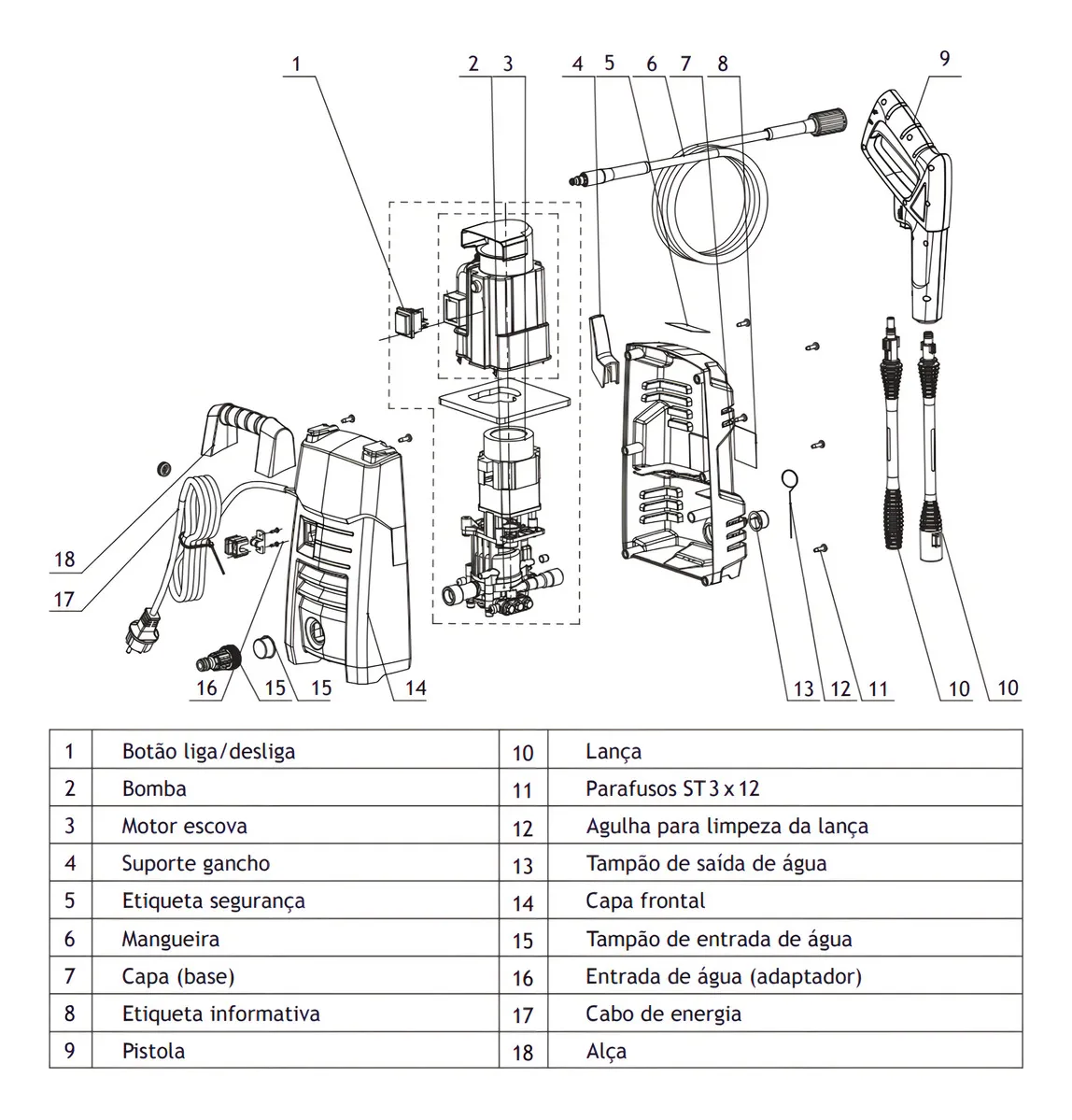 LAVADORA ALTAPRESSAO LK1305 127V