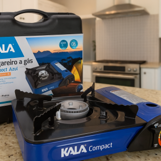 FOGAO FOGAREIRO A GAS COMPACT AZUL –