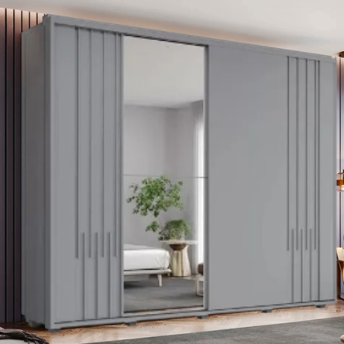 ROUPEIRO VICENZA 2 PTS DESLIZANTE CINZA