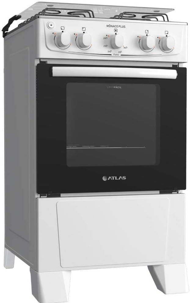 FOGAO GAS 4Q MONACO PLUS BRANCO