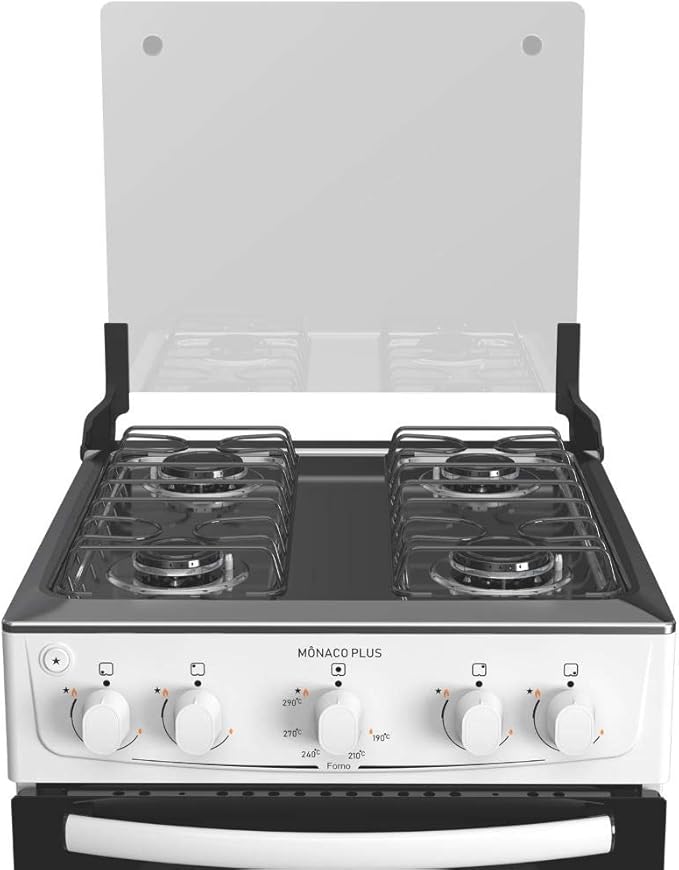 FOGAO GAS 4Q MONACO PLUS BRANCO