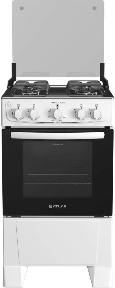 FOGAO GAS 4Q MONACO PLUS BRANCO