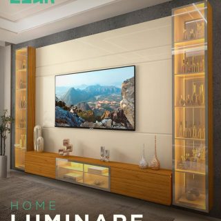 LUMINARE REFLECT 293 HOM C/LED C/ESP OFF WHT/NTL-