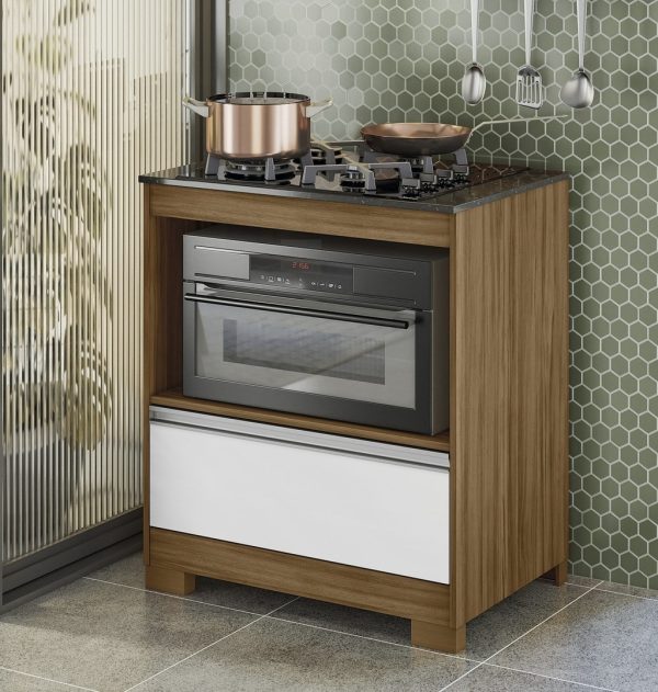 BALCAO COOKTOP NT 3110 REF271 FREIJO TREND/BCO NEW