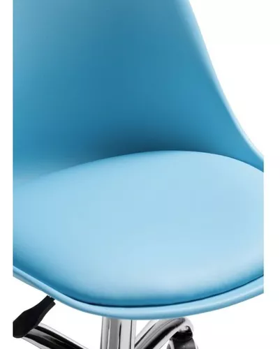 CADEIRA SECRETARIA EAMES C50 AZUL BEST