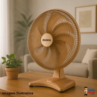 VENTILADOR DOMINA OSCILANTE MESA 50 CM 127 V BRONZE