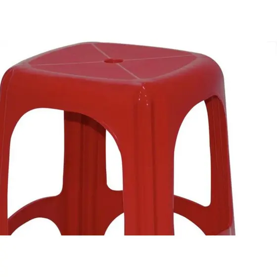 BANQUETA NITEROI VERMELHO TRAMONTINA