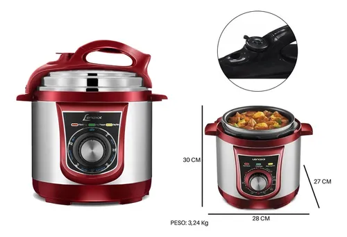 PANELA DE PRESSÃO ELETRICA DIGITAL 3 LITROS