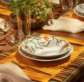 PRATO SOBR18,0CM LOUCA LIRIOS C12