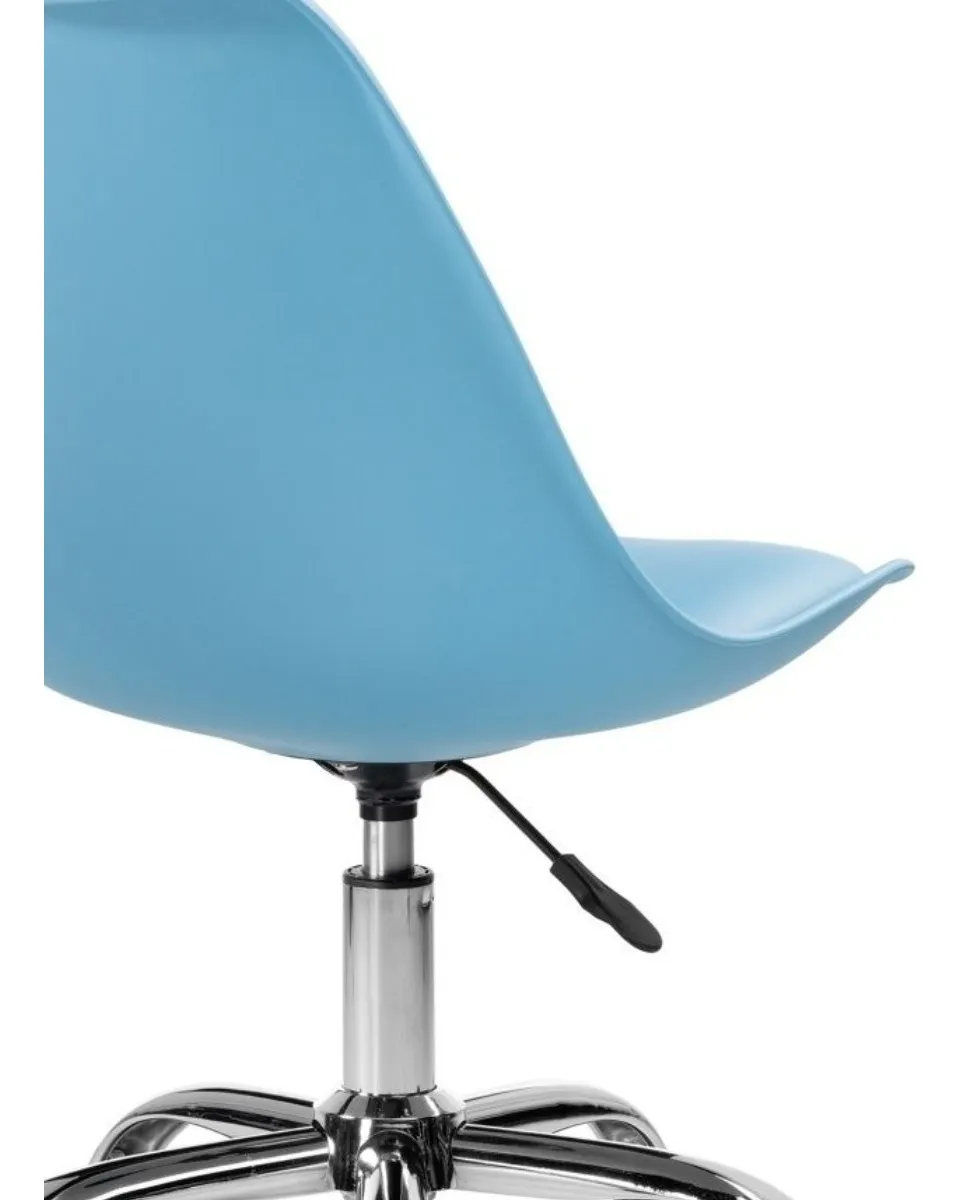 CADEIRA SECRETARIA EAMES C50 AZUL BEST