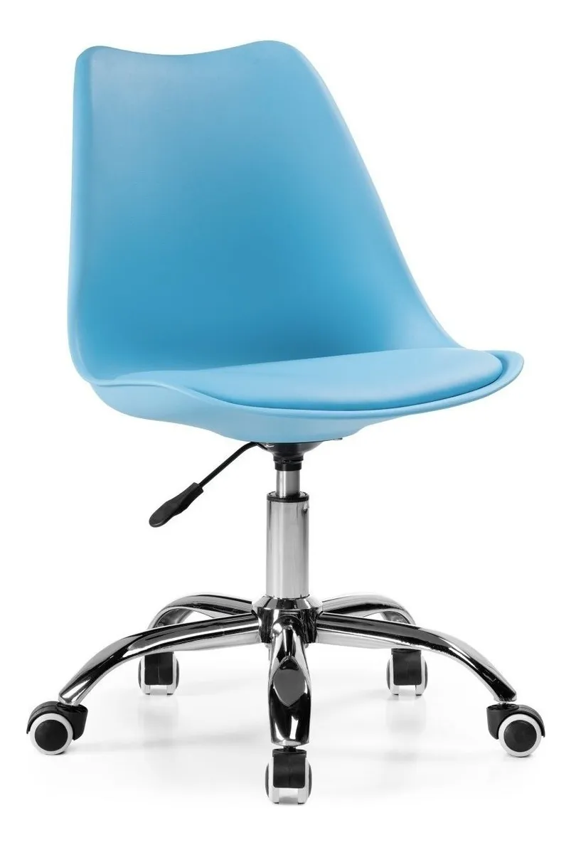 CADEIRA SECRETARIA EAMES C50 AZUL BEST