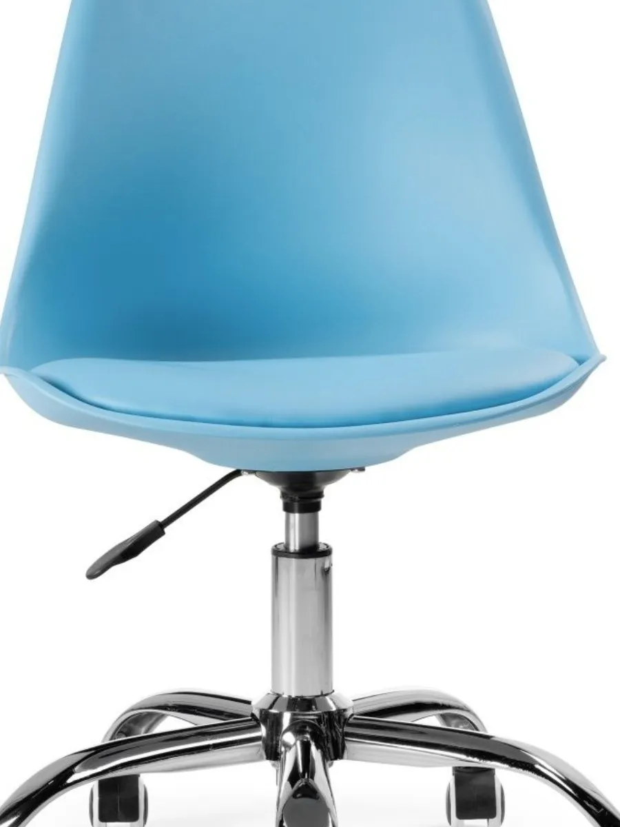 CADEIRA SECRETARIA EAMES C50 AZUL BEST