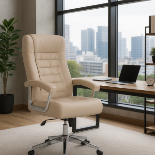 CADEIRA PRESIDENTE BEST BOSS BEGE