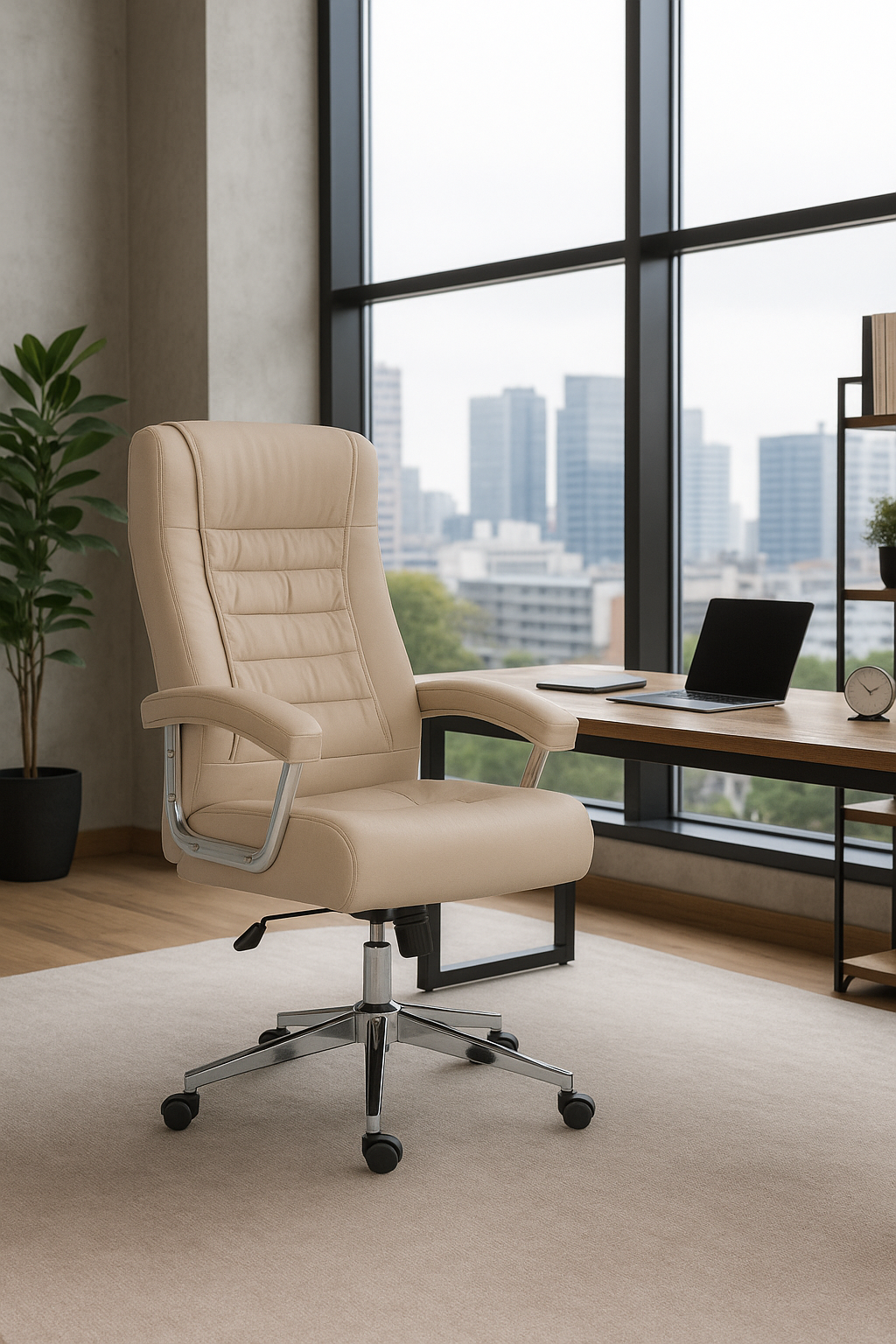 CADEIRA PRESIDENTE BEST BOSS BEGE