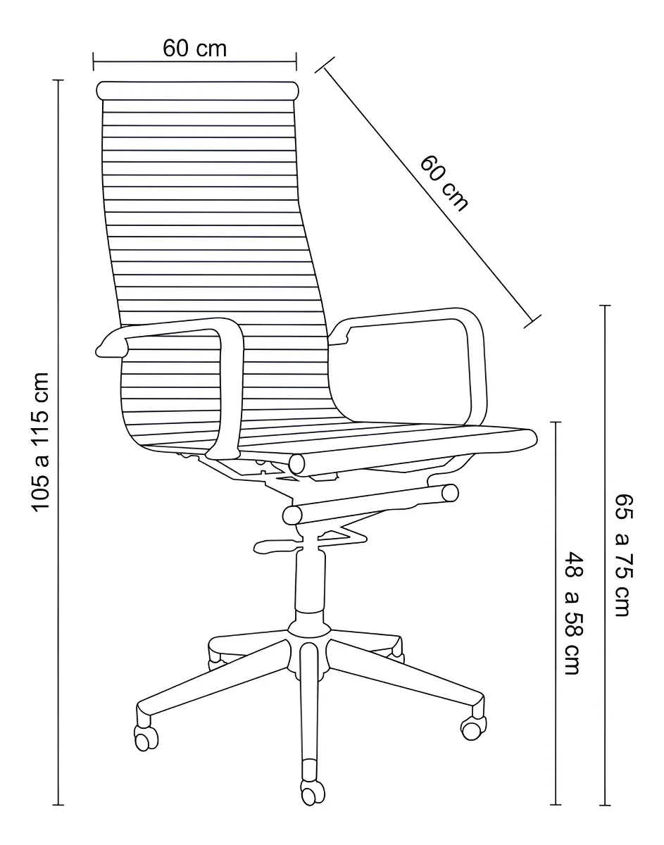 CADEIRA PRESIDENTE BEST-C305 PRETA