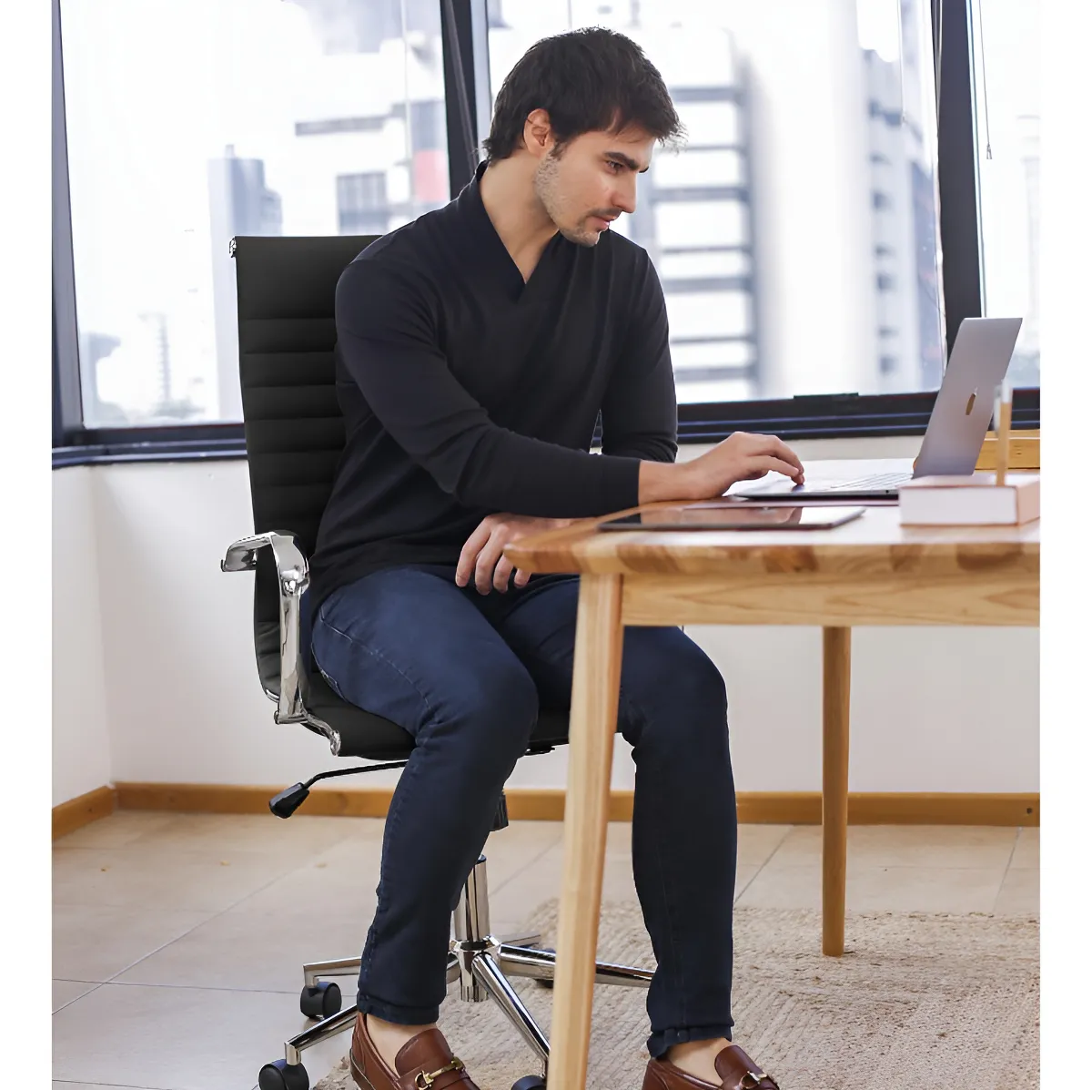 CADEIRA PRESIDENTE BEST-C305 PRETA