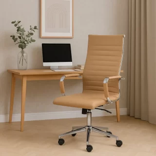 CADEIRA PRESIDENTE BEST-C305 BEGE