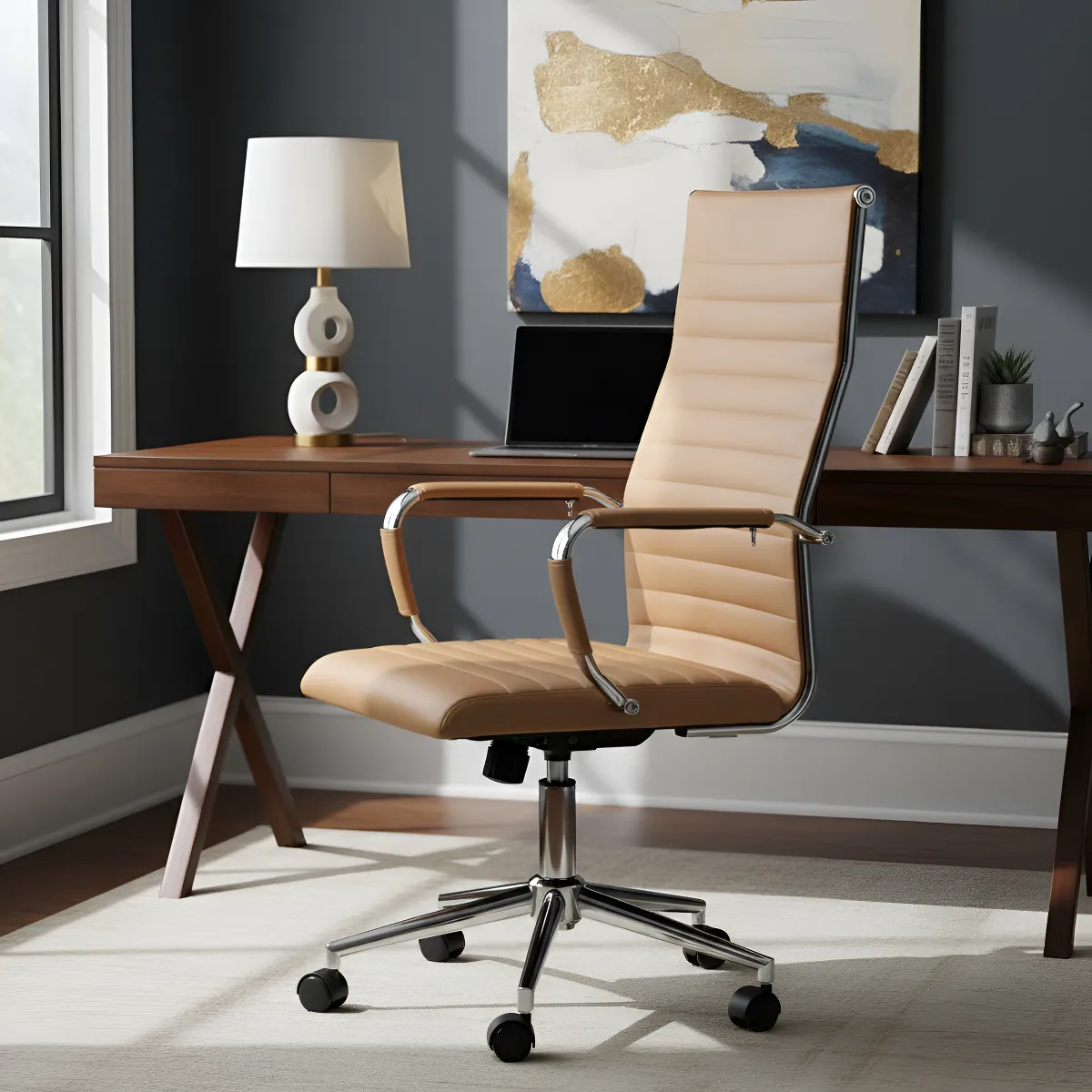 CADEIRA PRESIDENTE BEST-C305 BEGE