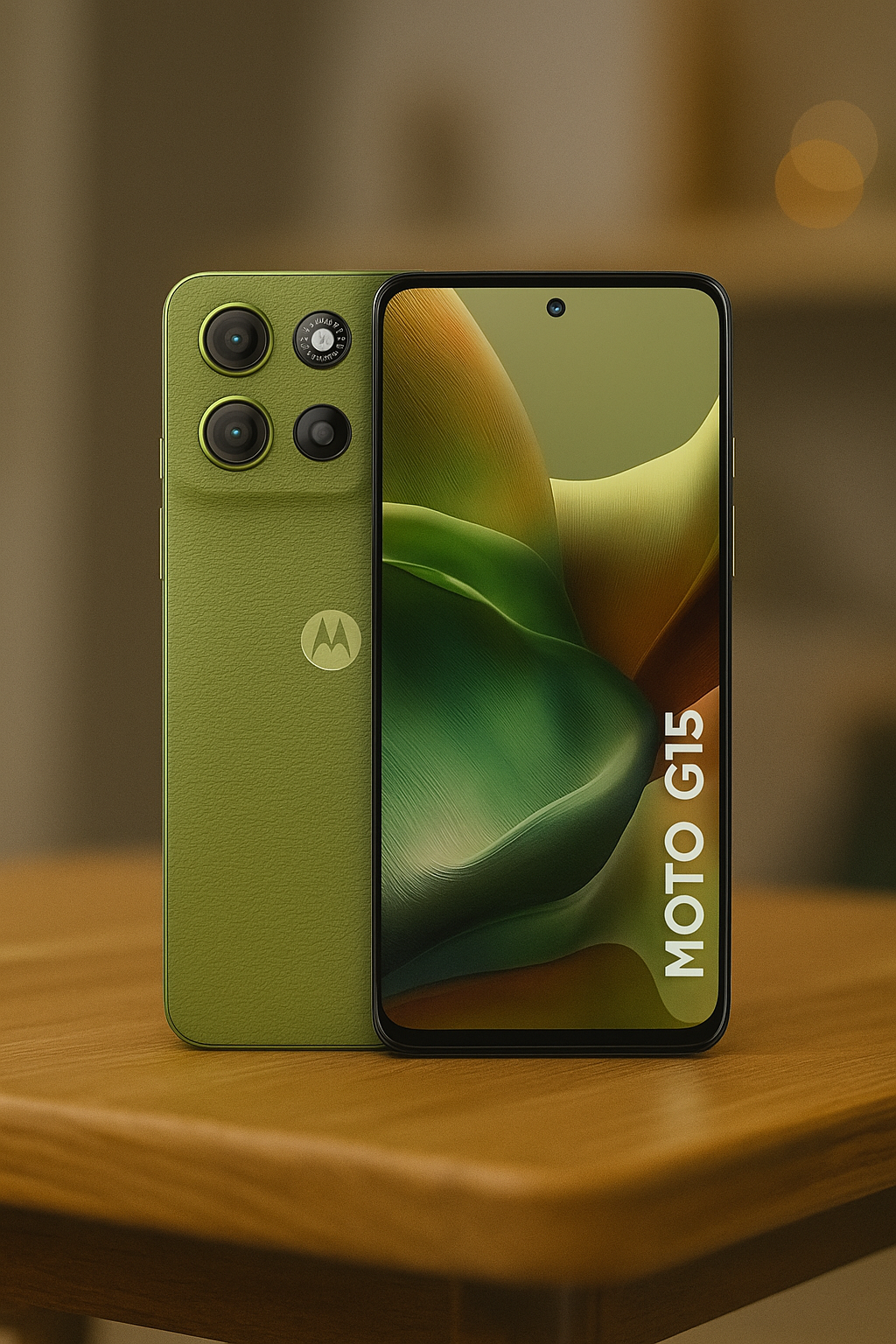 Celular Motorola Moto G15 256GB PB6D0012BR VERDE QUADRIBAND