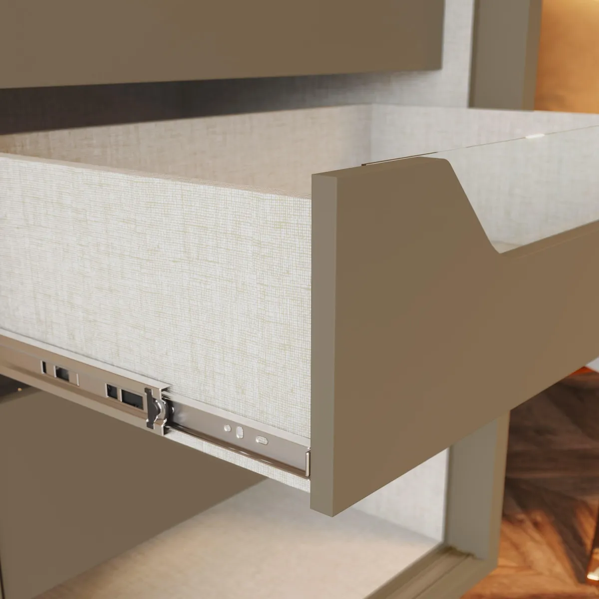 ROUPEIRO CAVIC 02 PORTAS DUNA/OFF WHITE