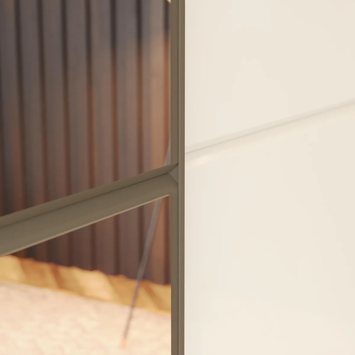 ROUPEIRO CAVIC 02 PORTAS DUNA/OFF WHITE